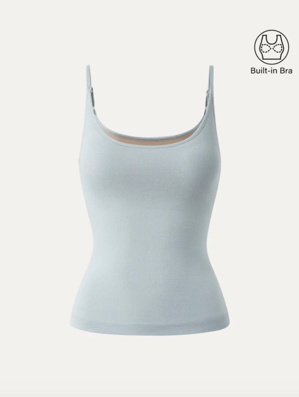 OGL Plantive Scoop Neck Spaghetti Strap New Airy Bra Tank Top NWT SIZE S